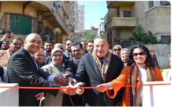   رئيس جامعة الإسكندرية يفتتح جدارية "تميمة الحضارات" بسور كلية الفنون الجميلة