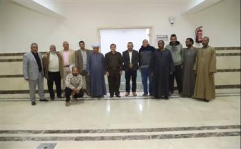   جولة تفقدية لرئيس جامعة جنوب الوادي لمتابعة مشروعات التطوير