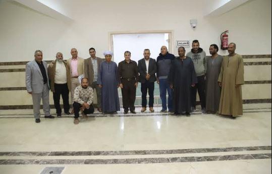 جولة تفقدية لرئيس جامعة جنوب الوادي لمتابعة مشروعات التطوير