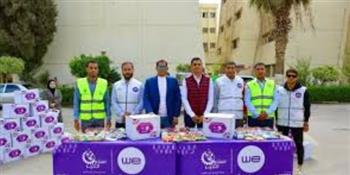   صناع الخير والمصرية للاتصالات ينتهيان من تعبئة 200 ألف كرتونة رمضان لتوزيعها بالمحافظات