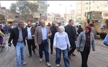   محافظ القليوبية يتابع تنفيذ خطة الرصف بشبرا الخيمة