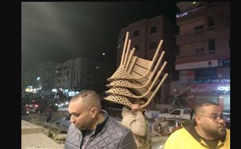  محافظة الجيزة: رفع 1200 حالة إشغال بحدائق الأهرام للمقاهي والكافيهات والمحال التجارية 