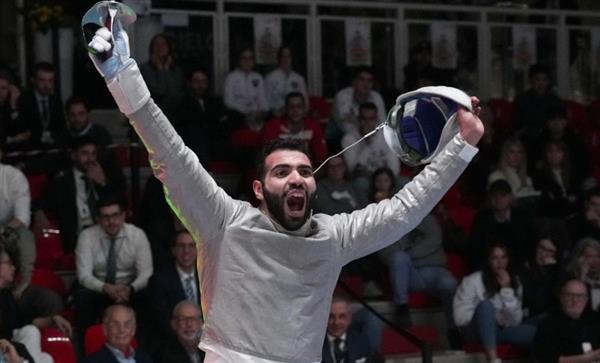 زياد السيسي يحصد برونزية كأس العالم لـ سلاح السيف بإيطاليا
