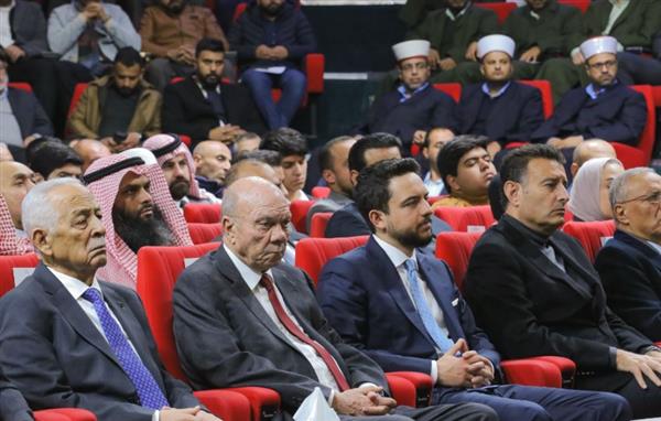 بحضور ولي عهد الأردن .. أمين عام الأعلى للشئون الإسلامية يلقي كلمة في المجالس الهاشمية