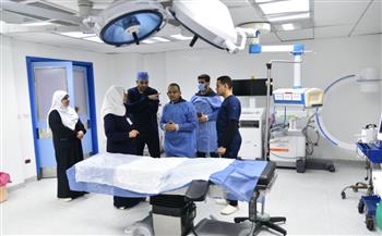   الصحة : فريق الحوكمة والمراجعة الداخلية يتفقد مستشفى العريش العام