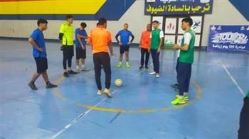   جامعة المنوفية في صدارة المجموعة الثانية في لعبة خماسي كرة القدم طلبة ببطولة الشهيد الرفاعي الـ52