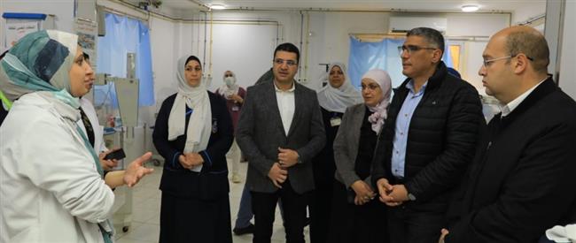 محافظ الجيزة يتفقد مستشفى أبو النمرس المركزى للوقوف على جودة الخدمات