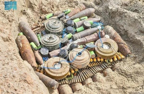 مشروع «مسام» ينتزع 607 ألغام في اليمن خلال أسبوع