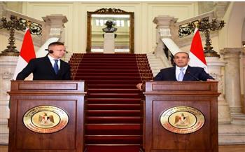   وزير الخارجية يؤكد لـ نظيره المجري رفض مصر الكامل للعدوان الإسرائيلي على غزة