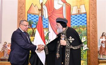 محافظ جنوب سيناء : الكنيسة المصرية تظل دائماً أحد أهم دعائم الوحدة الوطنية