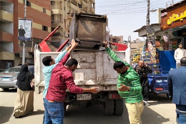 محافظ أسيوط : إزالة الاشغالات والتعديات على حرم الطرق بنطاق مركز القوصية