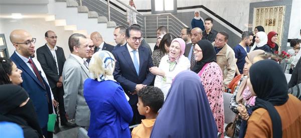 وزير الصحة يتفقد مستشفى أطفال مصر لمتابعة الأعمال الإنشائية والتطوير