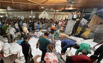   استشهاد طفلة خلال إخلاء المستشفى المعمداني وسط مدينة غزة