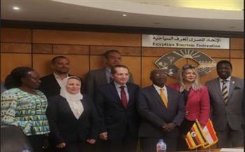   وزير السياحة الأوغندي في زيارة لإتحاد الغرف السياحية 