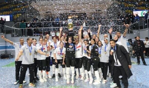 سيدات الزمالك يتوجن ببطولة إفريقيا للكرة الطائرة للمرة الثالثة على التوالي