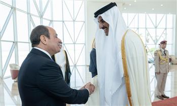 أمير قطر: زيارة الرئيس السيسي للدوحة تمثل تتويجًا للزخم المتنامي في العلاقات الثنائية