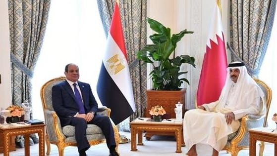 بيان مصري قطري: دعم الشراكة الاقتصادية الثنائية ومواصلة جهود وقف إطلاق النار بـ غزة