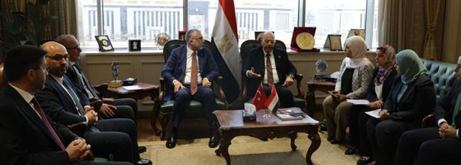 السفير شن زيارة وزير العمل التركى بالقاهرة زيارة ناجحة ومثمرة للغاية