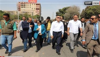   محافظ القاهرة يتابع رفع كفاءة المنطقة المحيطة بموقف السلام النموذجى الجديد