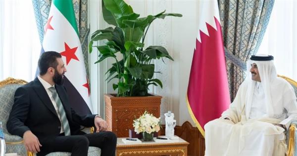 أمير قطر والرئيس السوري يبحثان التطورات الإقليمية وتعزيز الاستقرار بالمنطقة  ​