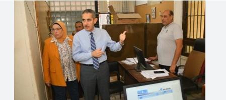 محافظ الغربية يتفقد المراكز التكنولوجية بالمحلة ويستمع لشكاوى المواطنين