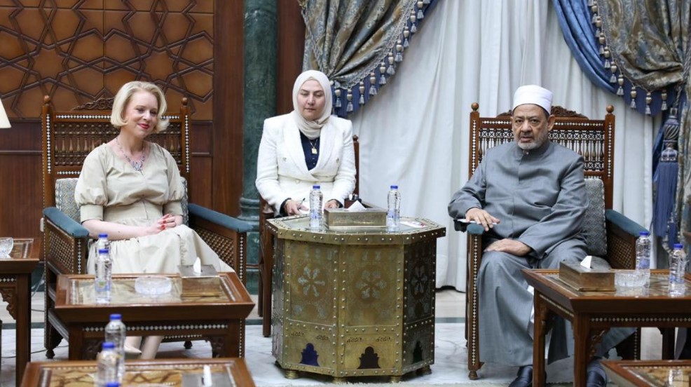شيخ الأزهر يستقبل رئيسة البرلمان السلوفيني