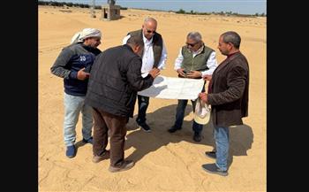  رئيس مركز بحوث الصحراء ونائبه يتفقدان مشاريع التنمية الزراعية بشمال سيناء