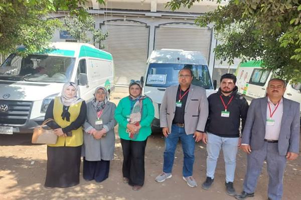فحص وعلاج 1025 مواطنا في قافلة طبية مجانية بالقليوبية