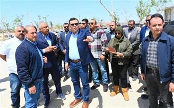   وزير الإسكان يقوم بجولة موسعة لـ"حدائق تلال الفسطاط"