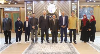   رئيس جامعة جنوب الوادي يلتقي وفد البنك الزراعي المصري لبحث سبل التعاون المشترك
