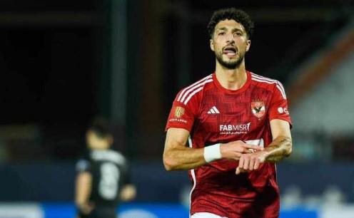 الأهلي يطمئن على حالة وسام أبو علي قبل مواجهة صن داونز