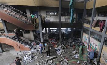   6 شهداء في قصف الاحتلال مدرسة تؤوي نازحين شرق مخيم جباليا