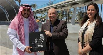   وفد سعودي رفيع المستوى في مكتبة الإسكندرية
