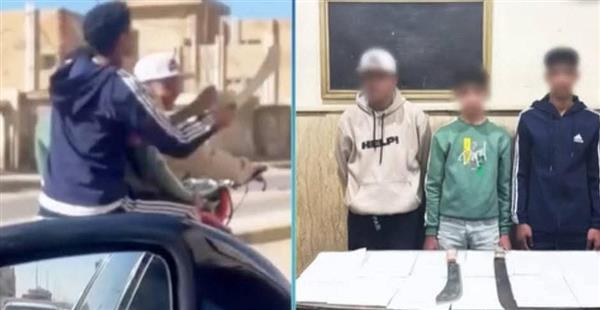 مديرية أمن الإسكندرية تكشف ملابسات فيديو "حمل اثنين على دراجة بخارية لسلاح ابيض "