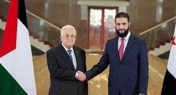   الشرع يستقبل نظيره الفلسطيني في دمشق
