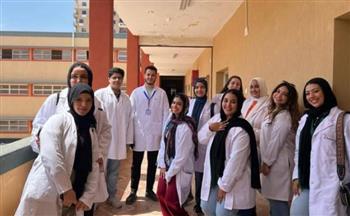 طلاب صيدلة الإسماعيلية الجديدة يقودون حملة توعوية حول سرطان الثدي