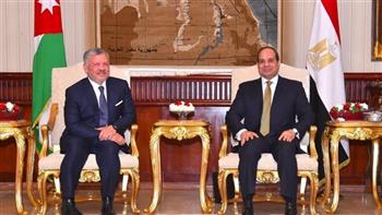   الرئيس السيسي وملك الأردن يؤكدان رفضهما القاطع لأي محاولات لتهجير الفلسطينيين