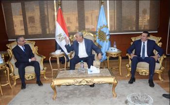 الجندي يستقبل نائب رئيس هيئة السلع التموينية لتطويرالمنظومة التموينية