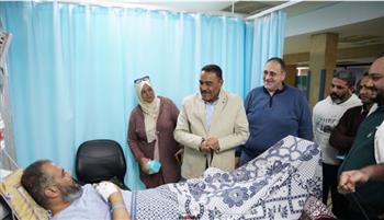   شعيب يتفقد مركز قسطرة القلب والجراحات التداخلية بمطروح