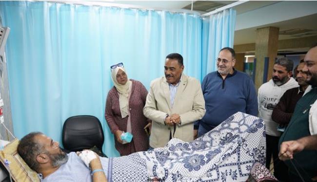 شعيب يتفقد مركز قسطرة القلب والجراحات التداخلية بمطروح