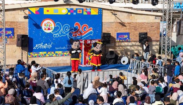 استمرار فعاليات كرنفال العيد في ثالث أيام عيد الفطر بنادي المهندسين بالإسكندرية