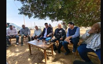   الصياد يتفقد العمل في سحارة الحكمة والصرف الزراعي بمحافظة أسوان