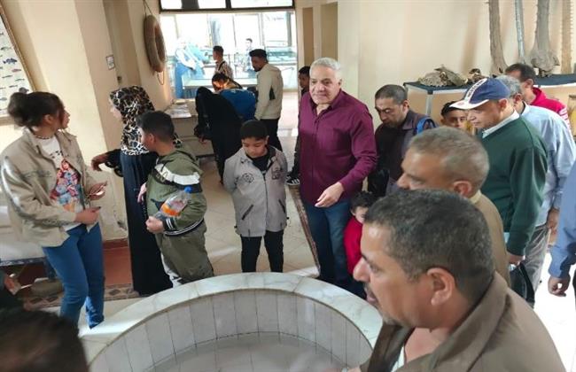 رئيس "الخدمات البيطرية" يتفقد حديقة الحيوان ببني سويف