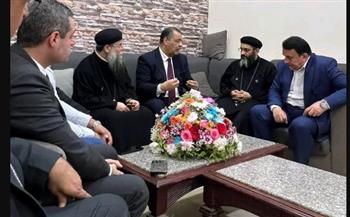   حزب الجبهة الوطنية بالقليوبية يقدم التهنئة للإخوة الاقباط 