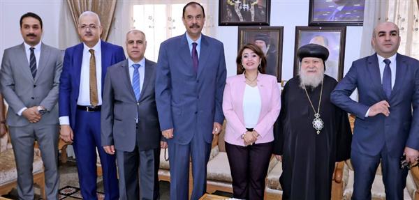 محافظ سوهاج يزور المطرانيات لتقديم التهنئة للأخوة الأقباط بمناسبة عيد القيامة المجيد