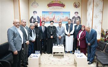   محافظ مطروح يقدم التهنئة للأخوة الأقباط بمناسبة عيد القيامة المجيد
