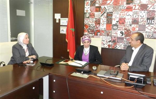 رئيس جامعة الأقصر تبحث توقيع شراكة مع الجامعة الدولية بالرباط