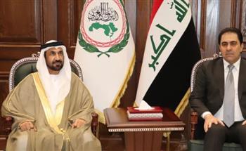   رئيس البرلمان العربي يلتقي النائب الأول لرئيس مجلس النواب العراقي 