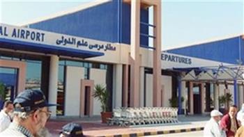   مطار مرسى علم الدولي يستقبل اليوم 8 رحلات طيران أوروبية