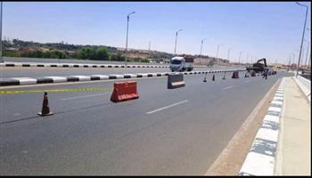 كمال يتابع الأعمال الهندسية والفنية بمحور وكوبرى بديل خزان أسوان